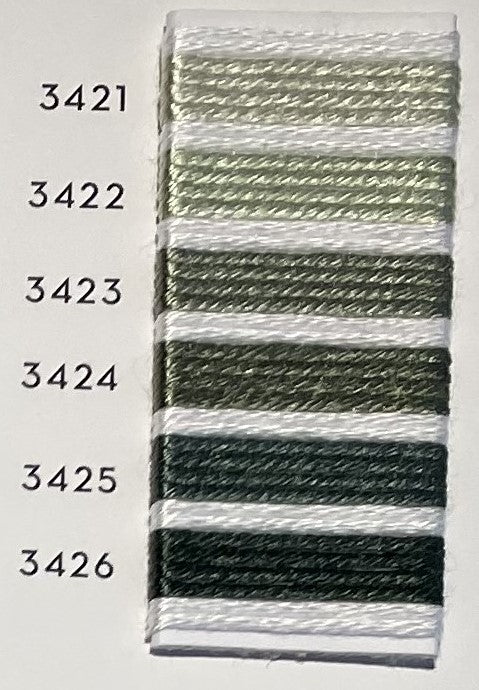 Soie d’Alger® - 5M skein - Green Colour Range
