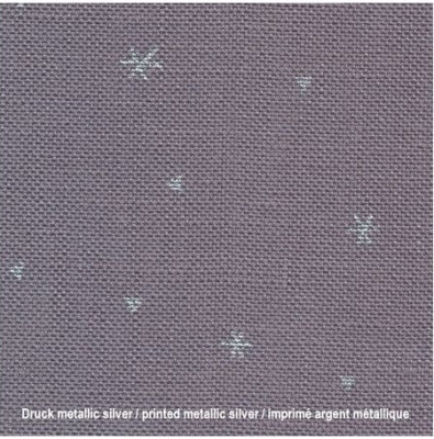 Dark Grey (Silver Star Sparkle) - Belfast Linen 140cm - 32 count METRIC