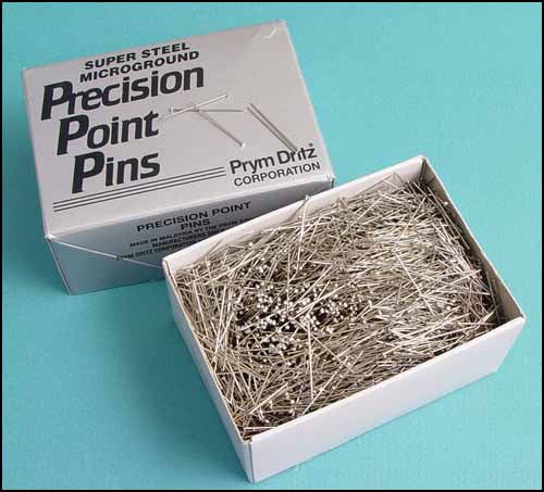 Satin Pins - size #17