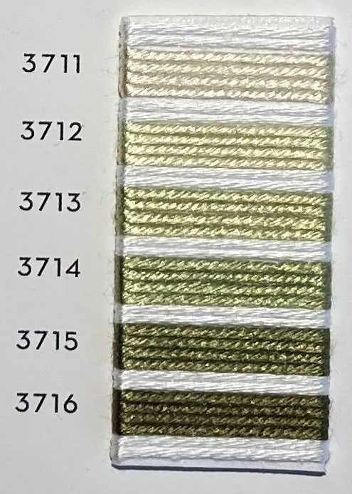 Soie d’Alger® - 5M skein - Yellow Green Colour Range