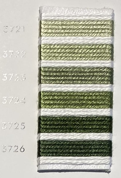 Soie d’Alger® - 5M skein - Yellow Green Colour Range