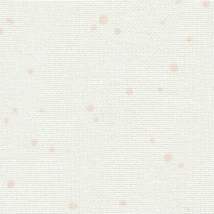 White (Pink Splash) - Lugana - 25 count