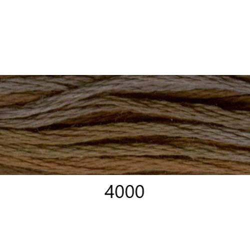 Embroidery Floss: Variegated Colours Group 2 (4000s) - Colour Variations