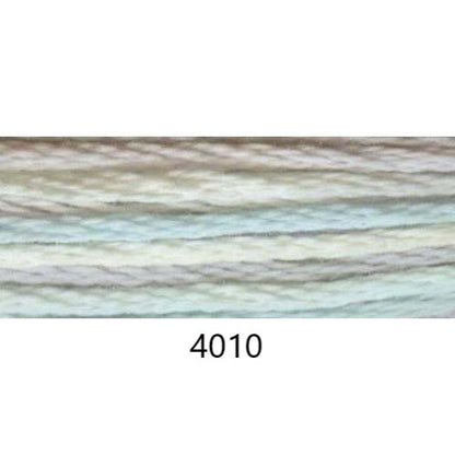 Embroidery Floss: Variegated Colours Group 2 (4000s) - Colour Variations