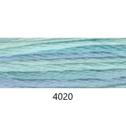 Embroidery Floss: Variegated Colours Group 2 (4000s) - Colour Variations
