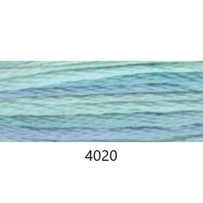 Embroidery Floss: Variegated Colours Group 2 (4000s) - Colour Variations