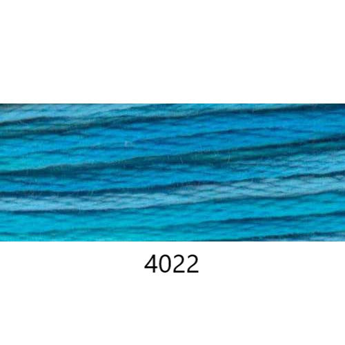 Embroidery Floss: Variegated Colours Group 2 (4000s) - Colour Variations