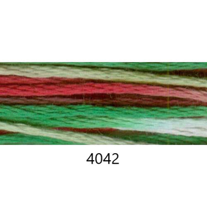 Embroidery Floss: Variegated Colours Group 2 (4000s) - Colour Variations