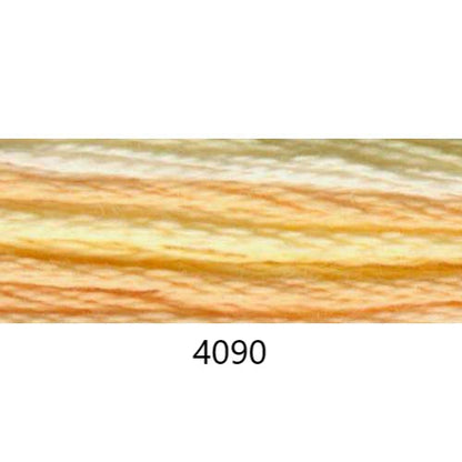 Embroidery Floss: Variegated Colours Group 2 (4000s) - Colour Variations