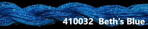 Metallic (Overdyed) - Braid # 4 Group 1 (Range 410s)