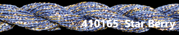 Metallic (Overdyed) - Braid # 4 Group 1 (Range 410s)