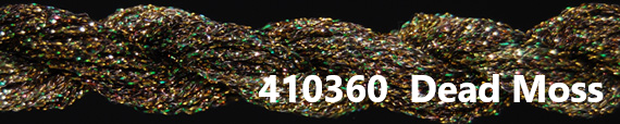 Metallic (Overdyed) - Braid # 4 Group 1 (Range 410s)