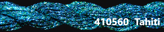 Metallic (Overdyed) - Braid # 4 Group 1 (Range 410s)