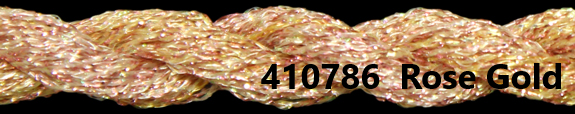 Metallic (Overdyed) - Braid # 4 Group 1 (Range 410s)