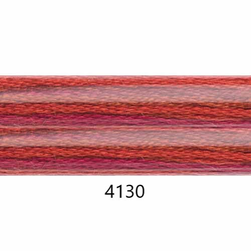 Embroidery Floss: Variegated Colours Group 2 (4000s) - Colour Variations
