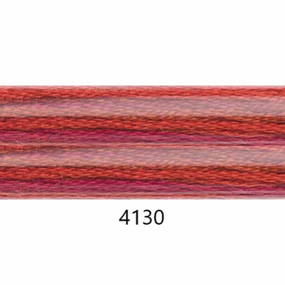 Embroidery Floss: Variegated Colours Group 2 (4000s) - Colour Variations