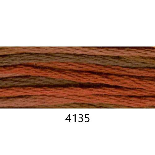Embroidery Floss: Variegated Colours Group 2 (4000s) - Colour Variations