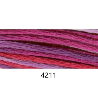 Embroidery Floss: Variegated Colours Group 2 (4000s) - Colour Variations