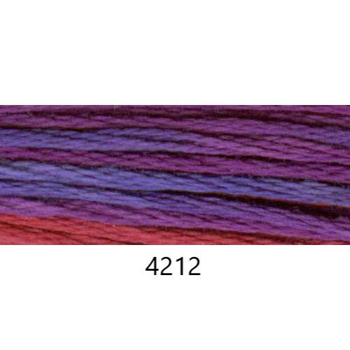Embroidery Floss: Variegated Colours Group 2 (4000s) - Colour Variations