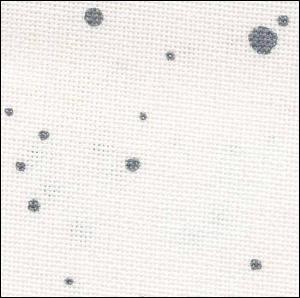 White (Grey Splash) - Lugana - 32 count