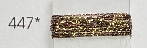 447 - Tressé Au Sextant | Metallic Braid
