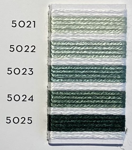 Soie d’Alger® - 5M skein - Green Colour Range