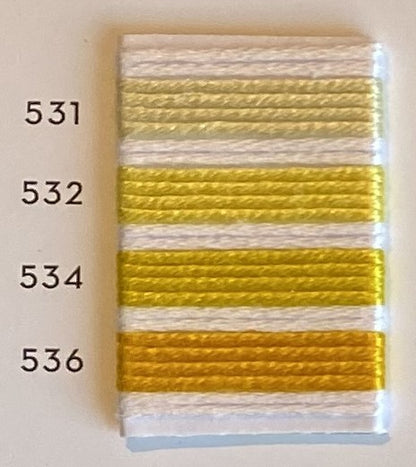 Soie d’Alger® - 5M skein - Yellow Colour Range