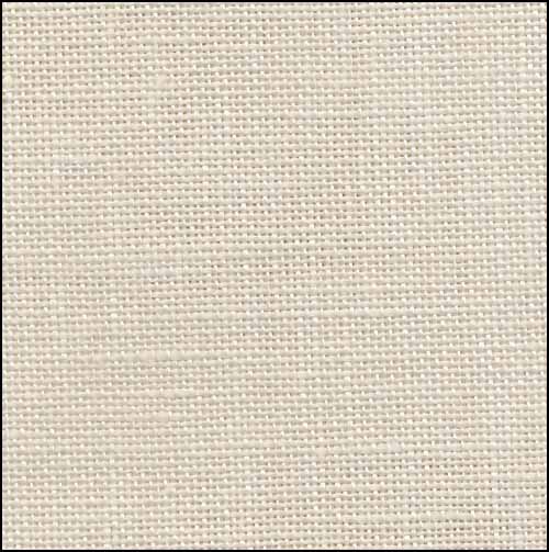 Winter Moon (Soft Ecru) - Edinburgh Linen - 36 count (Transitioning Fabric Size)