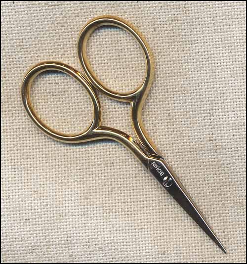 Gilt Handle - 2¾" Embroidery Scissors