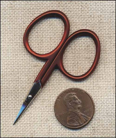 Soft Touch Red Mini embroidery scissors- 2¼"