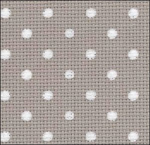 Creek Petit Point (White Dots) - Aida - 20 count (Discontinued Colour)