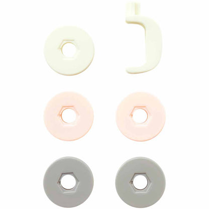 Spare Bobbin Set for Bobbin Tatting Shuttle - White - 6pcs.