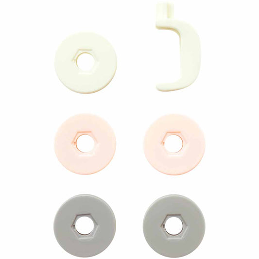 Spare Bobbin Set for Bobbin Tatting Shuttle - White - 6pcs.