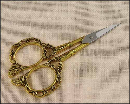Victorian (Gold Handles) Embroidery Scissors – Embroidery Marketplace ...