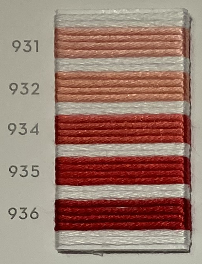 Soie d’Alger® - 5M skein - Red Colour Range