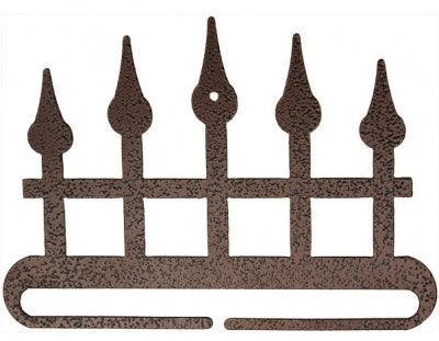 Iron Fence - 6" wide - Charcoal | Copper