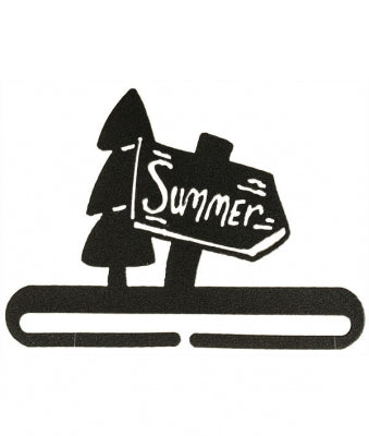 Summer Sign - 6" wide - Charcoal