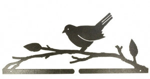 Bird on a Branch - 14.5" wide - Charcoal