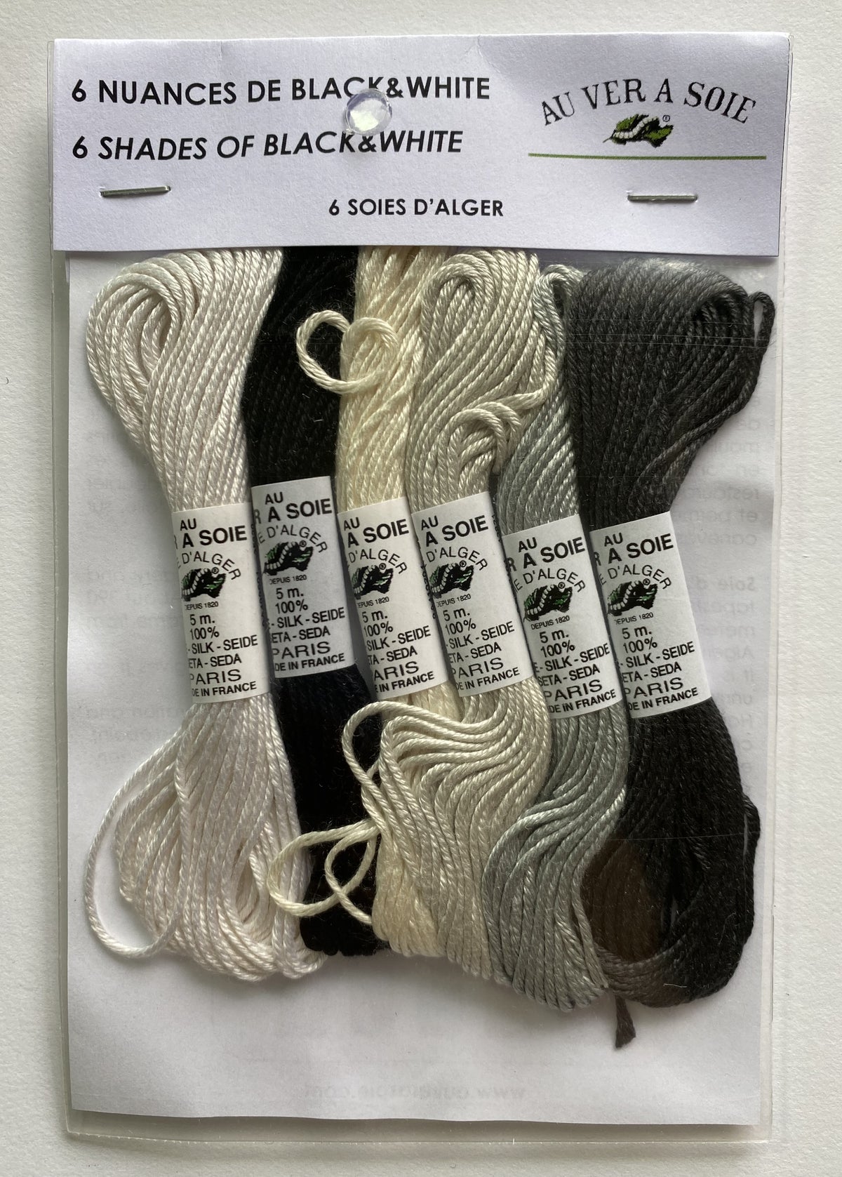 Soie d’Alger® - Nuances Noir et Blanc | Black & White