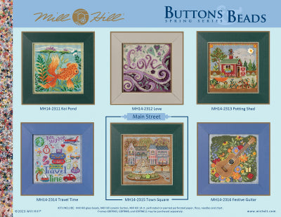 2023 Spring Buttons & Beads Series by Mill Hill