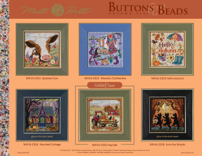 2023 Autumn Buttons & Beads Series by Mill Hill