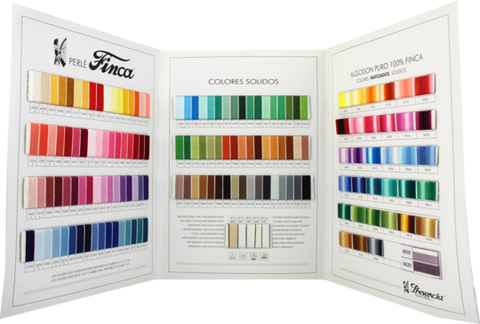 Finca: Perle Cotton - Real Thread Colour Card