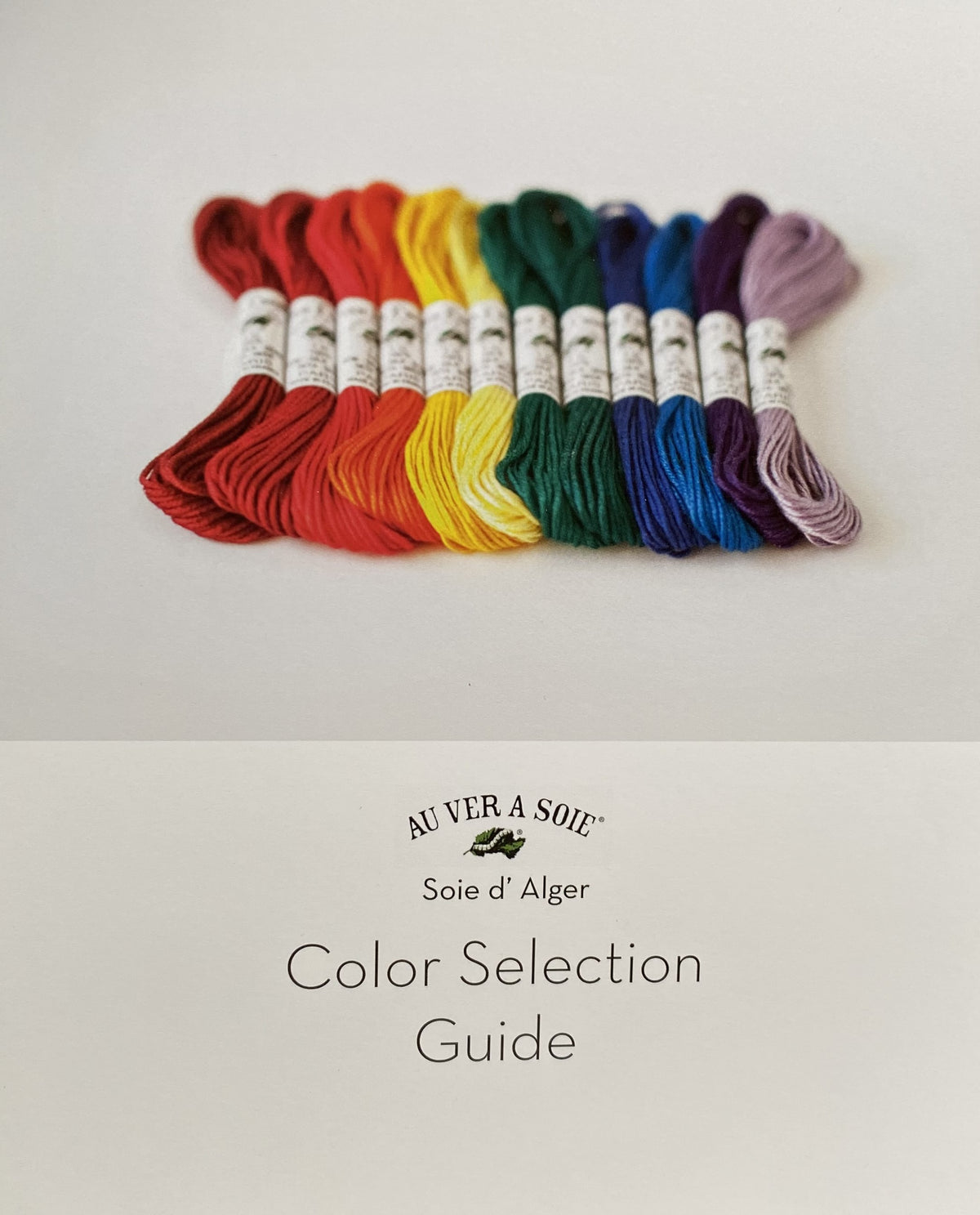 Au Ver a Soie: Carte de coloris Soie d'Alger® - Real Thread Colour Card