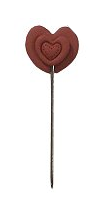 Counting Pin - Embossed Heart