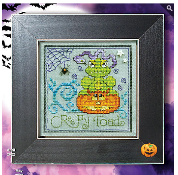 Screechy Halloween Banner: Creepy Toad