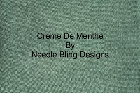 Creme De Menthe - Hand Dyed Edinburgh Linen - 36 count