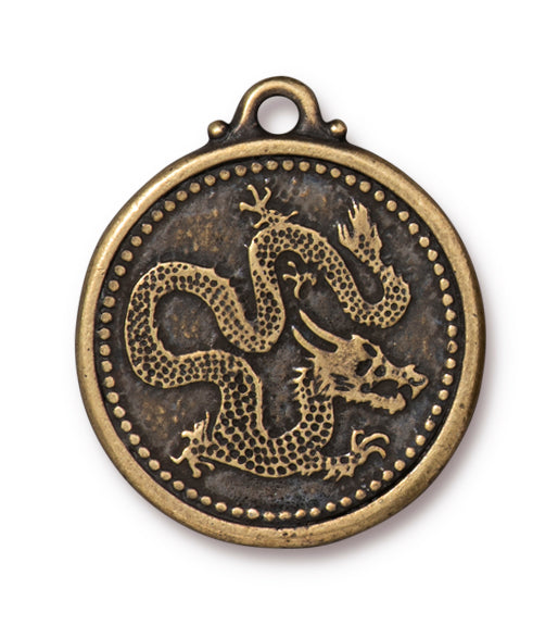 Charm - Dragon Coin Pendant (Discontinued)