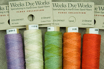 Floss (Weeks Dye Works Spools) - 2 strands