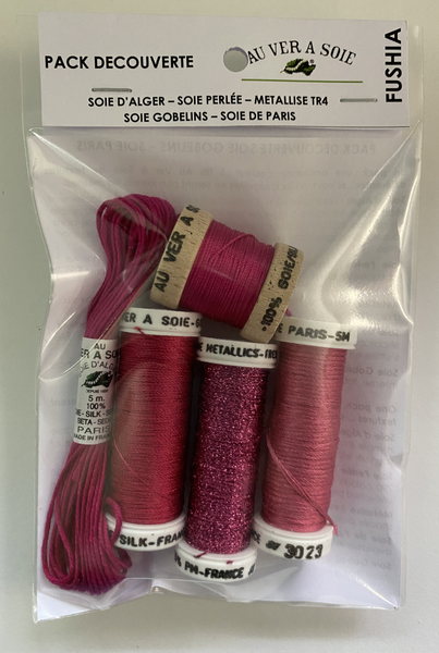 Pack Decouverte - Fushia (Gobelins/Soie de Paris)