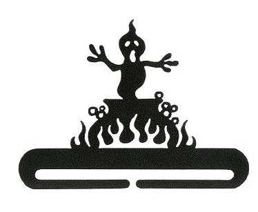 Ghost Cauldron - 7" wide - Charcoal